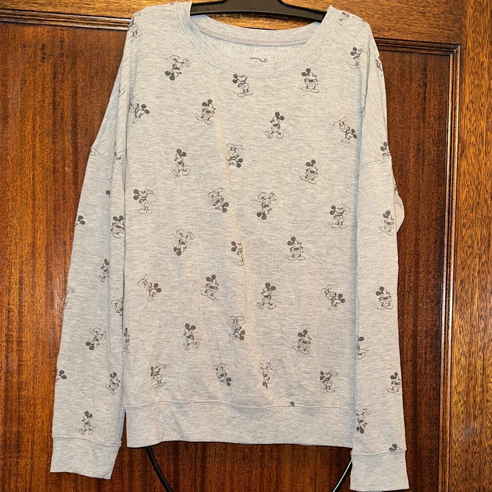 Disney Mickey Mouse Gray Sweatshirt